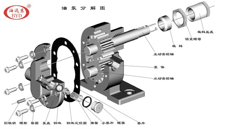 船用泵細節(jié)圖