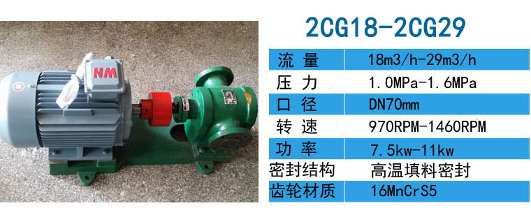 2CG-18高溫齒輪泵