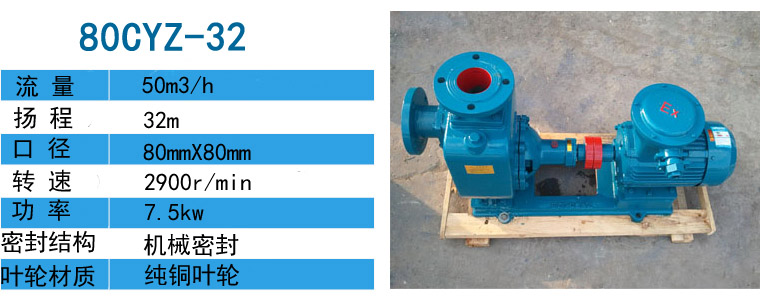 80CYZ-32自吸式離心油泵