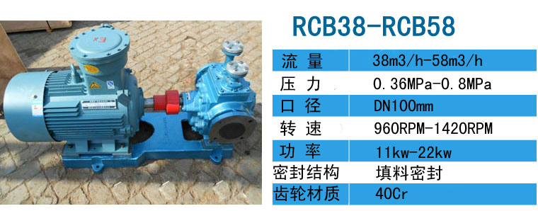 RCB-38保溫齒輪泵