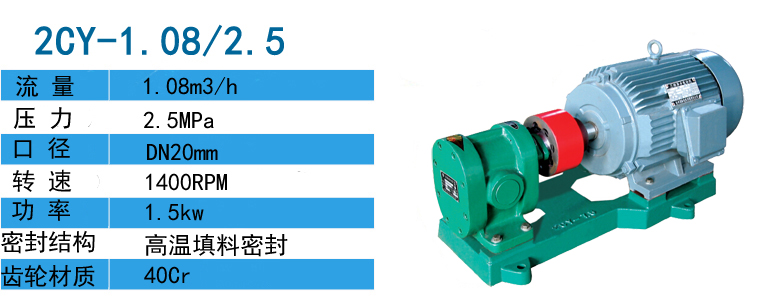 2CY齒輪油泵